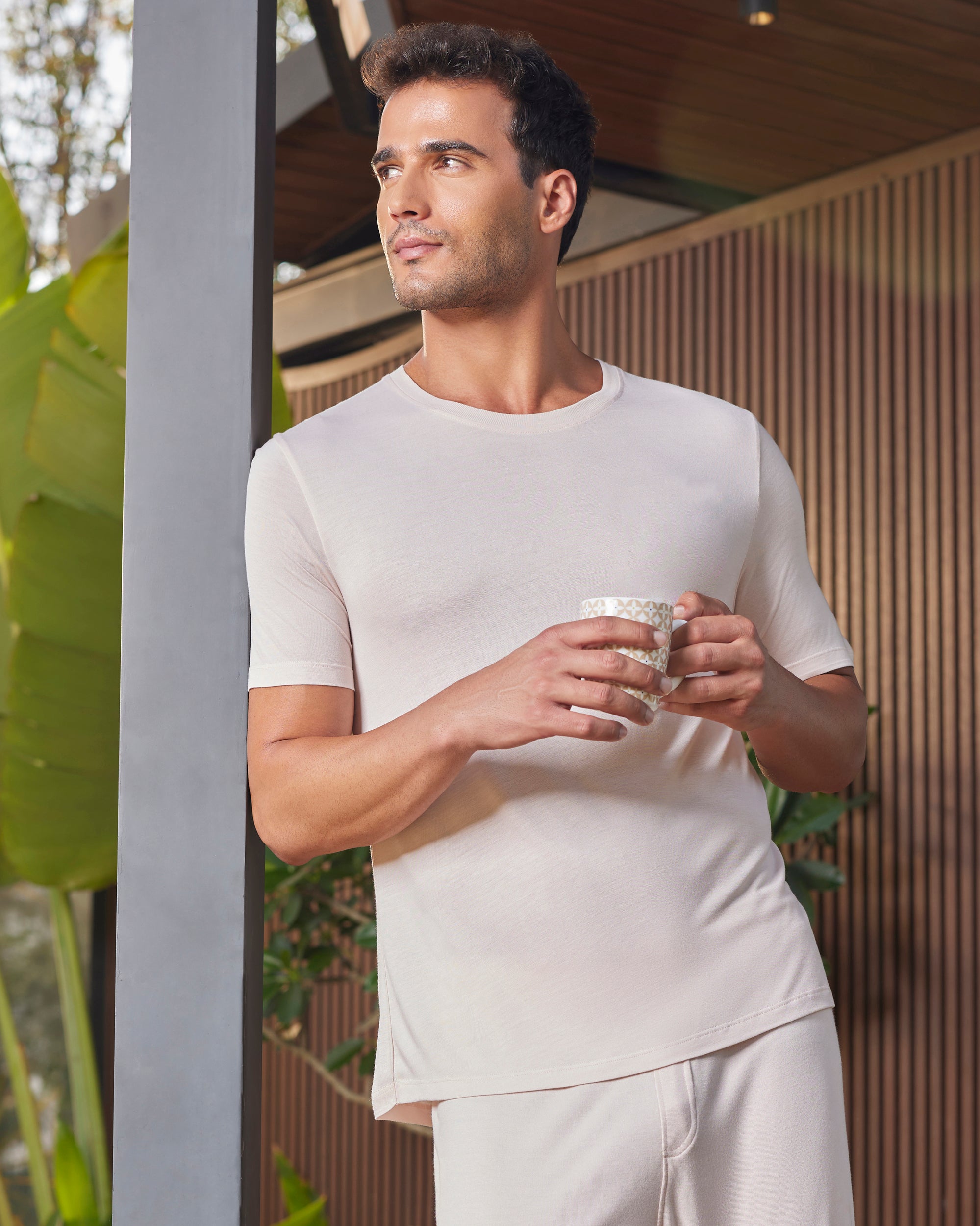 Cosmo T-Shirt + Shorts (Irish Cream)