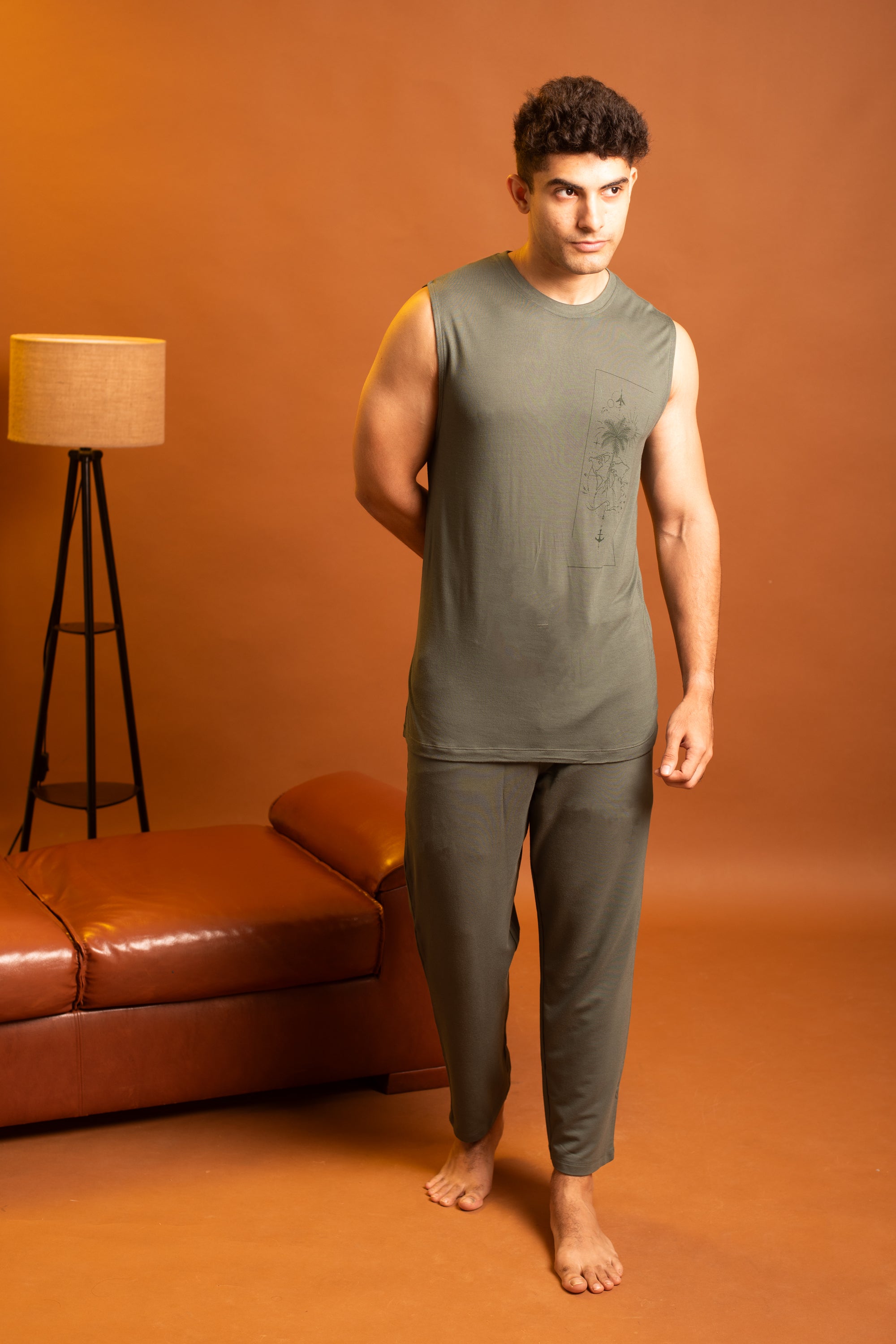 AirKnit Tee + Pant  (Dark Green)